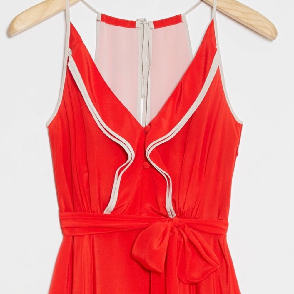 🧵 Anthropologie Mitsy Silk Mini Dress